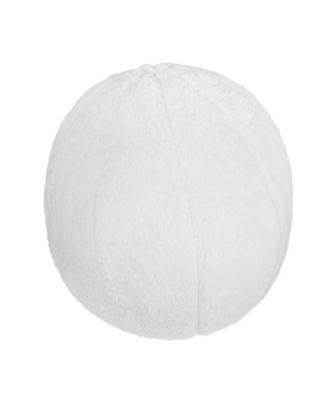 Декоративная подушка J Queen New York Alejandro Ball, круглая, белая, 12 дюймов