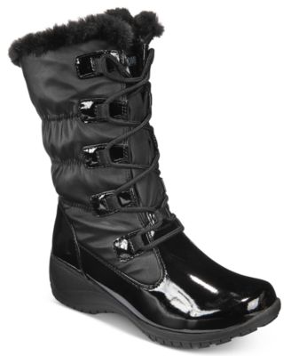 khombu women's boots macys