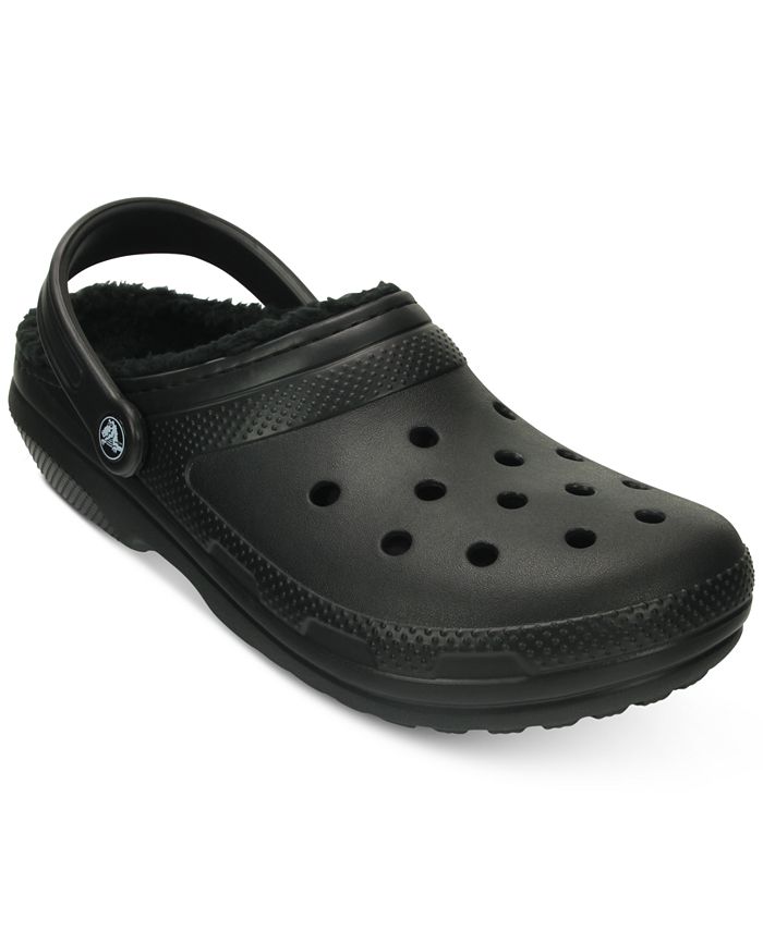 Crocs Classic Lined Clogs from Finish Line & Reviews - All Men's Shoes ...