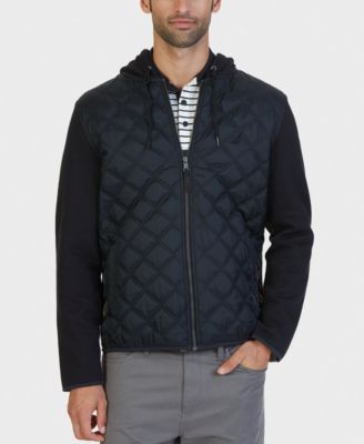 quilted hoodie