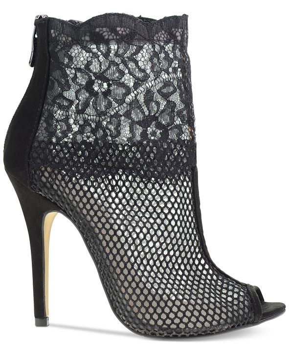 Chinese Laundry Jeopardy Mesh Lace Booties & Reviews - Boots - Shoes ...