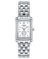 Longines Watch, Women's Diamond (1/3 ct. t.w.) Stainless Steel Bracelet L51550166