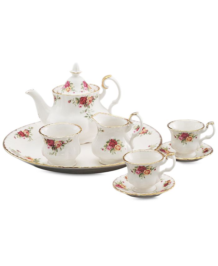 Royal Albert Serveware, Old Country Roses 9 Piece Mini Tea Set & Reviews Serveware Dining