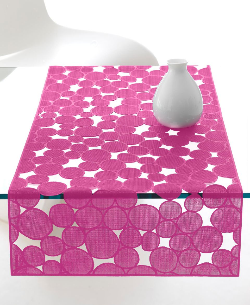 Chilewich Pressed Vinyl Dots Table Linens Collection