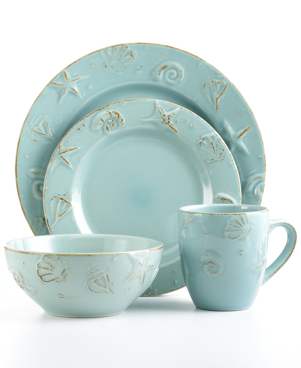 Thomson Pottery Dinnerware, Cape Cod 16 Piece Set   Casual Dinnerware