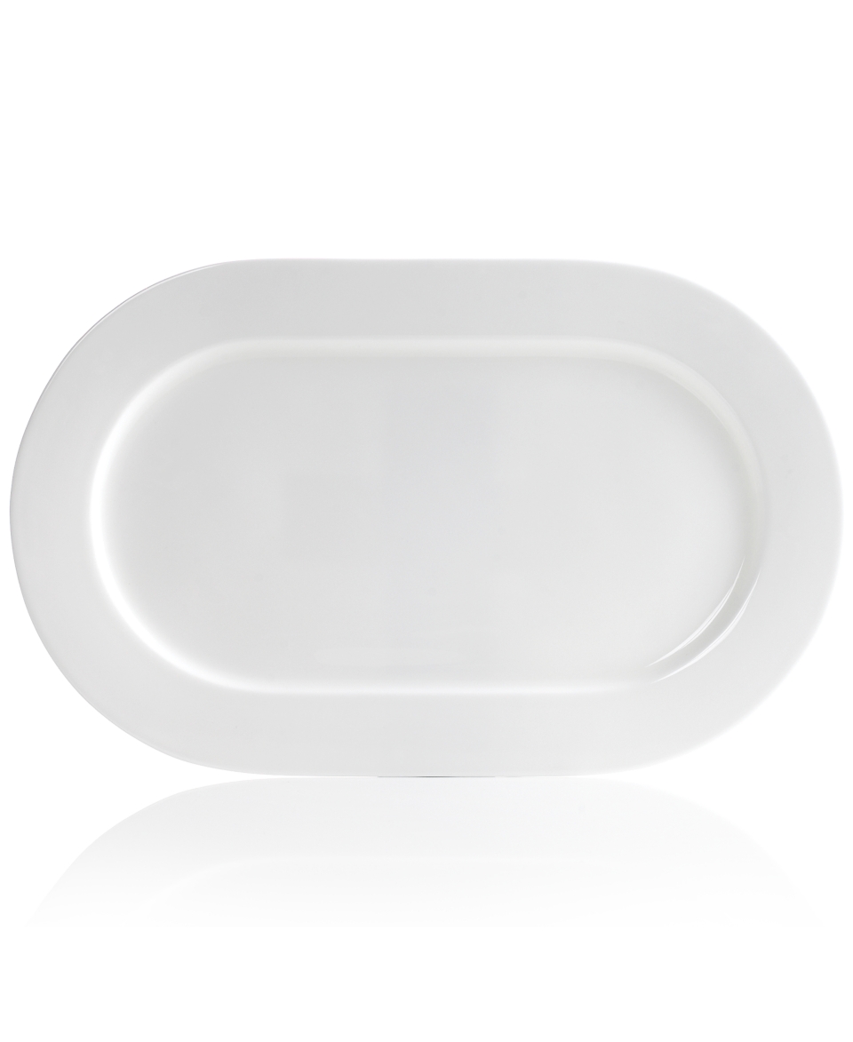 Hotel Collection Dinnerware, 18 Bone China Oval Platter   Serveware