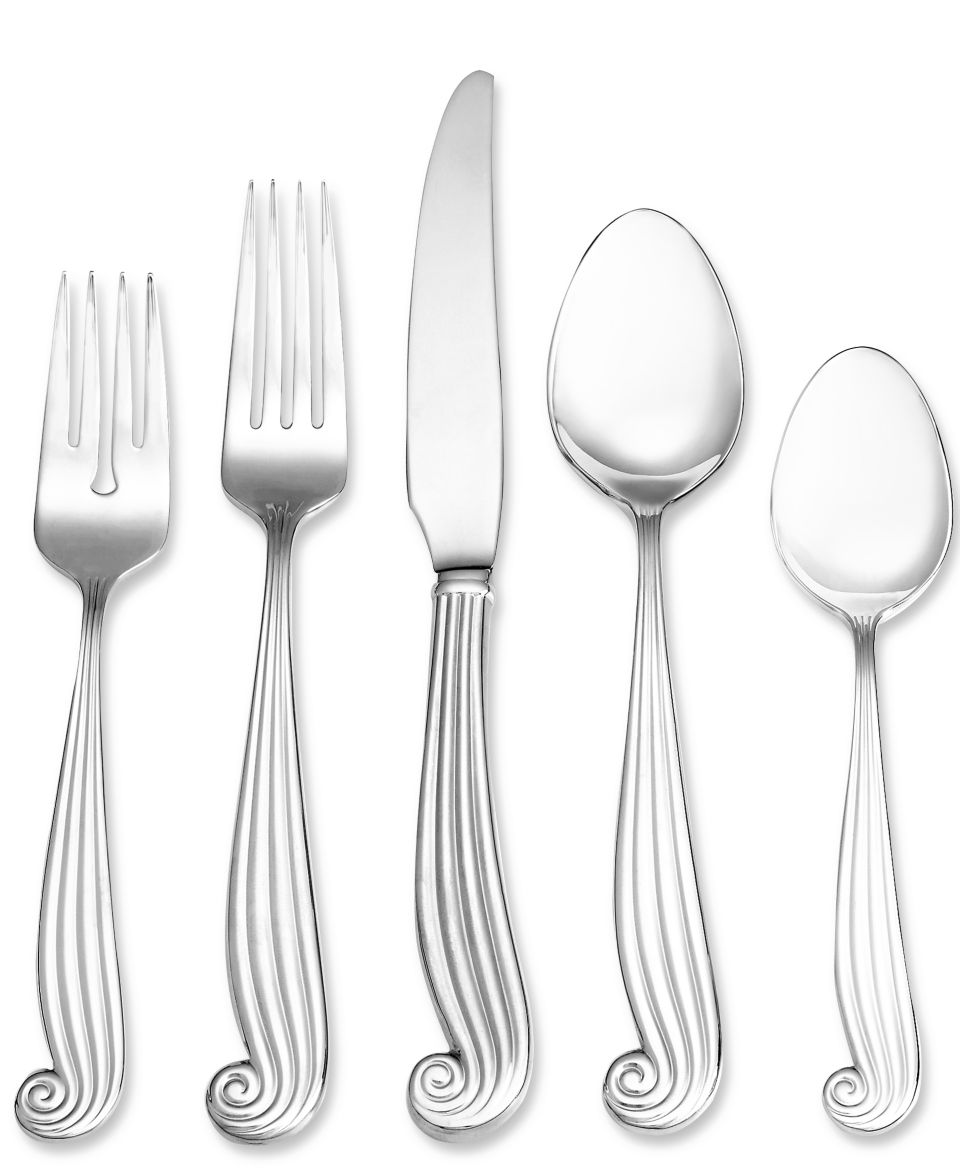 Ginkgo Flatware 18/10, Ginkgo Leaf 20 Piece Set