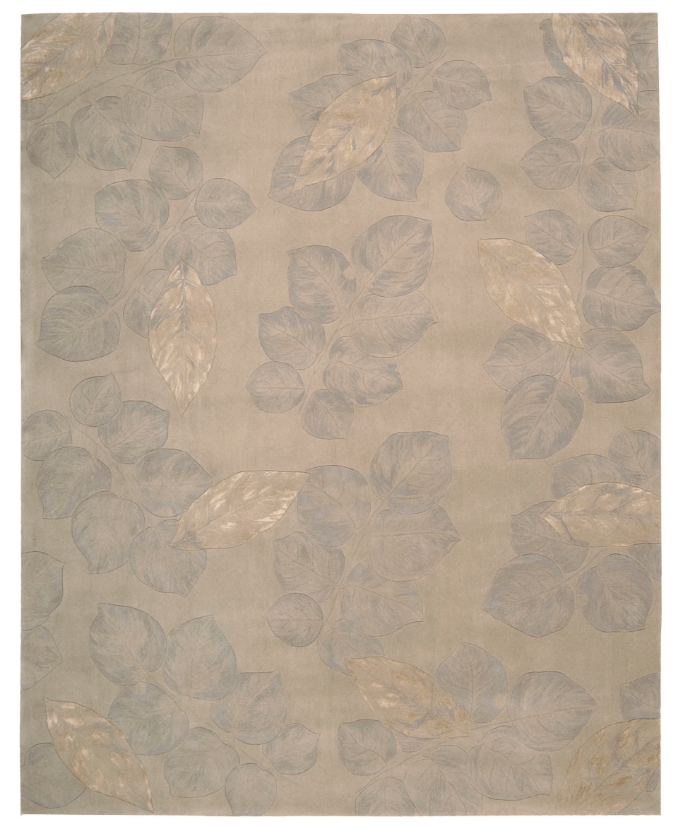 Nourison Area Rug, Julian JL62 Grey 7.6 x 9.6   Rugs