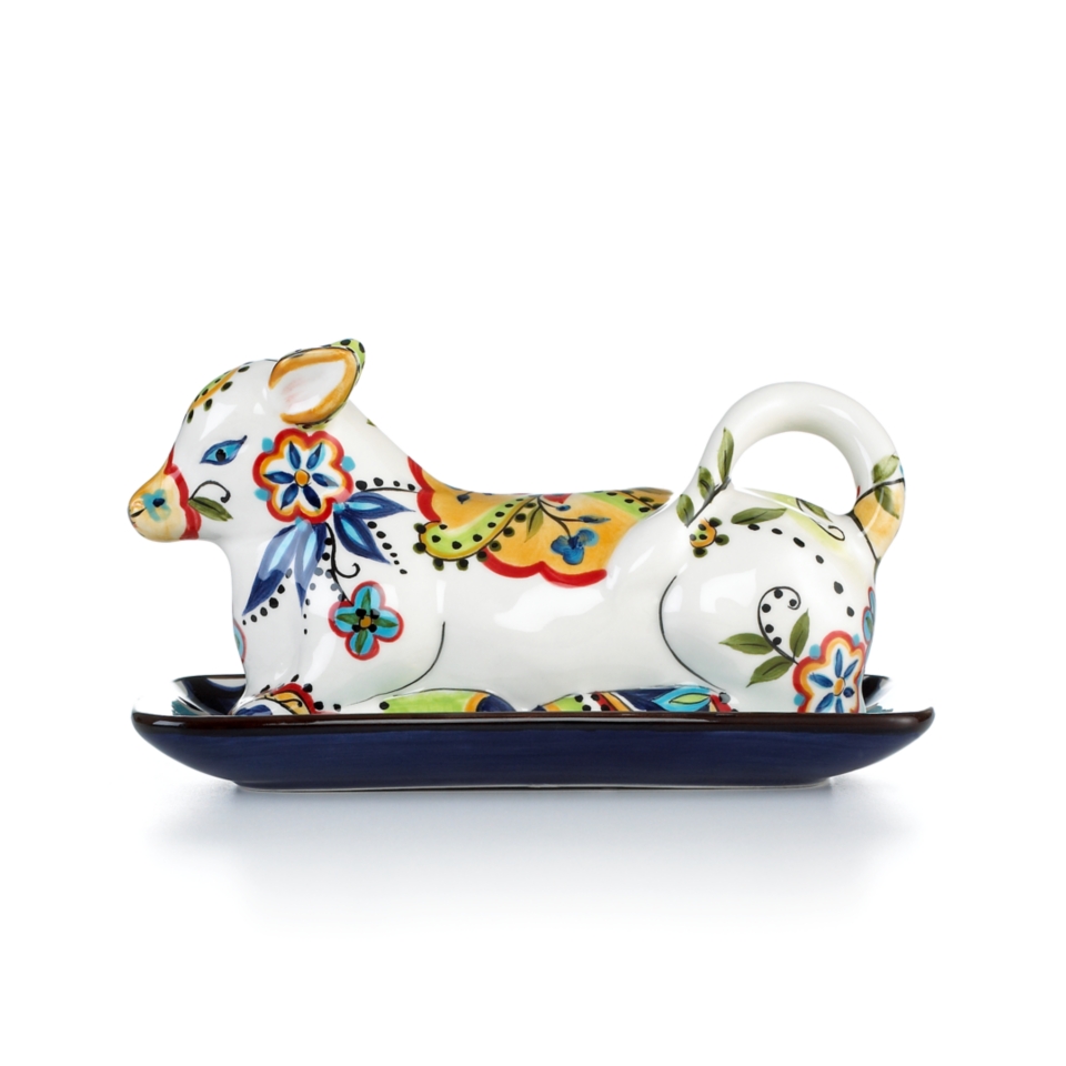 Tabletops Unlimited Dinnerware, Bocca Cow Butter Dish