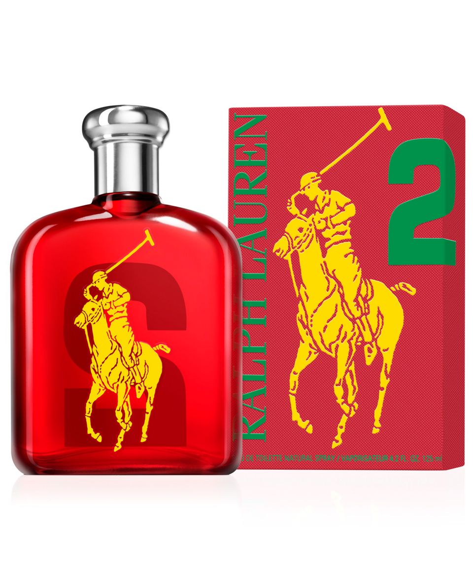 Ralph Lauren Polo Big Pony Red #2 Eau de Toilette, 4.2 oz   Cologne