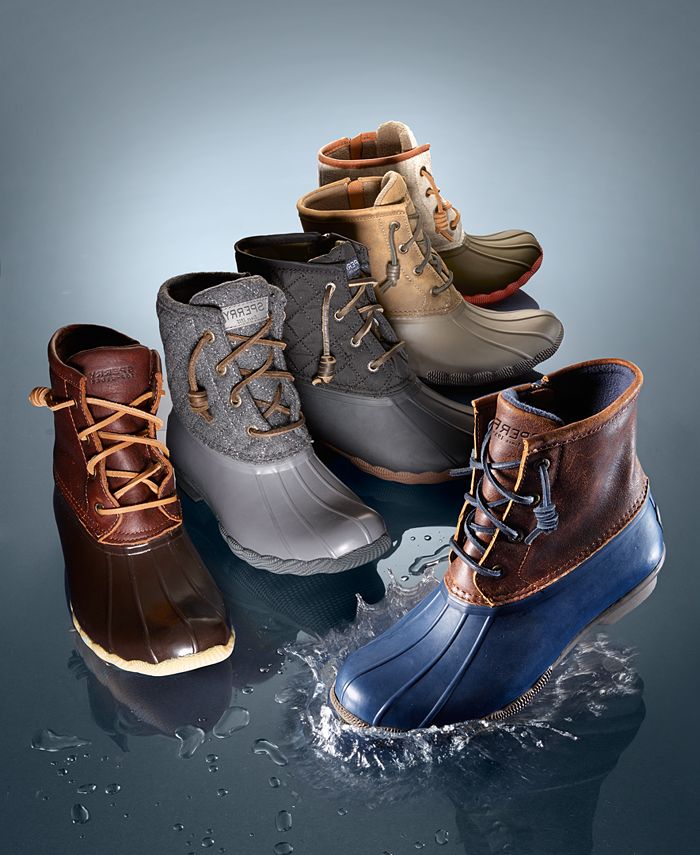 sperry salt water duck booties