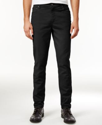 skinny fit twill pants