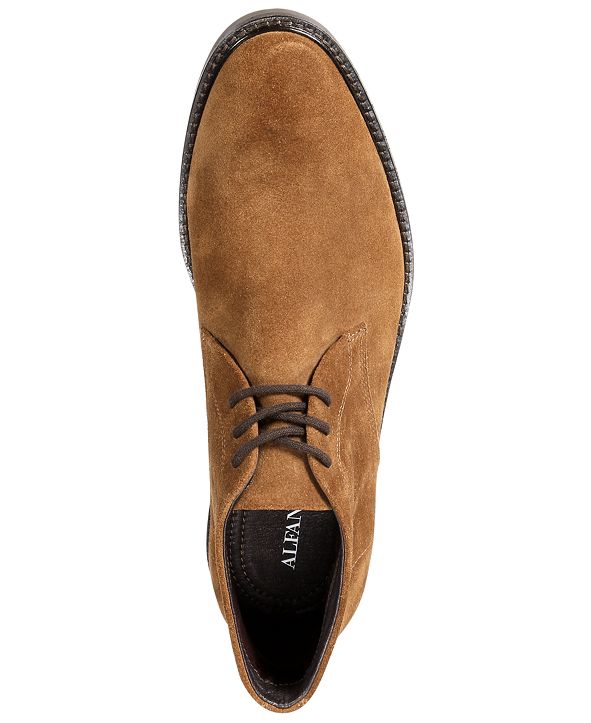 Alfani Men's Fulton Plain Toe Chukka Boots, Created for Macy's ...