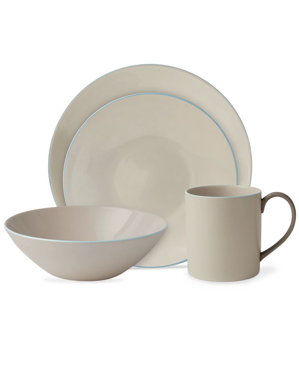 Wedgwood Dinnerware, Natures Canvas Sandstone 4 Piece Place Setting