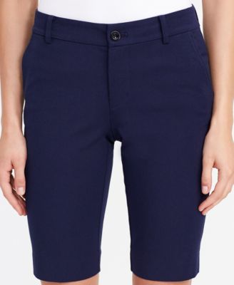 lauren ralph lauren twill stretch bermuda shorts