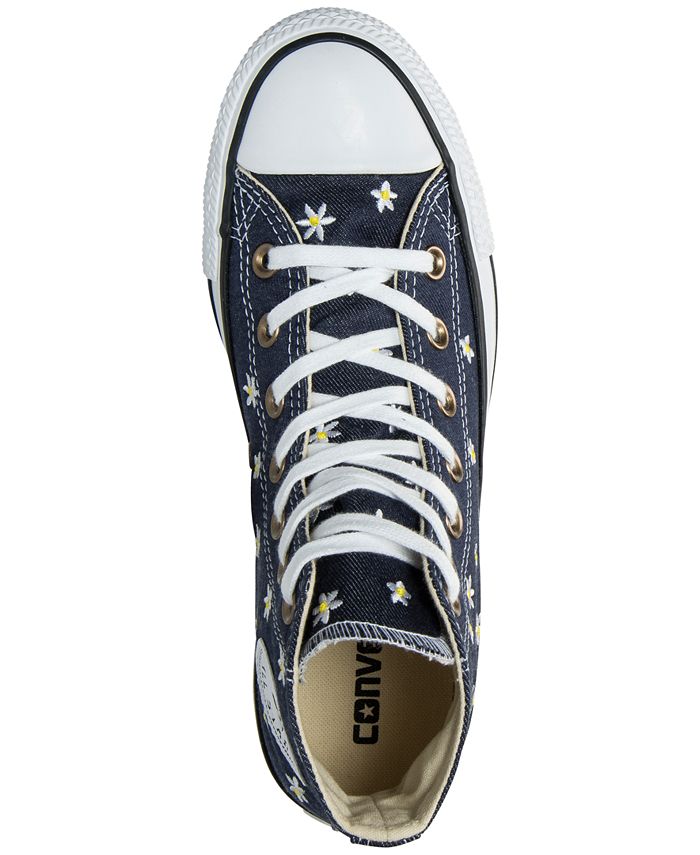 Converse Women's Chuck Taylor Hi Daisy Print Casual ...