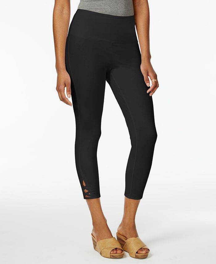 Style&Co. Style & Co Petite Tummy-Control Bootcut Yoga Pants, Created for  Macy's - ShopStyle