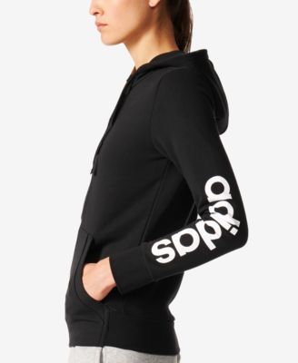 adidas essentials linear hoodie women's