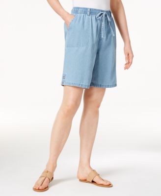 macys petite shorts