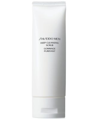 shiseido men's facial scrub