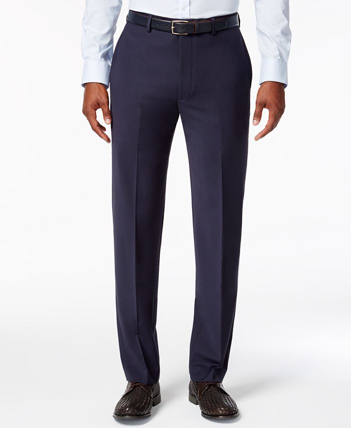 Calvin Klein Infinite Stretch Solid Slim-Fit Pants & Reviews - Pants ...