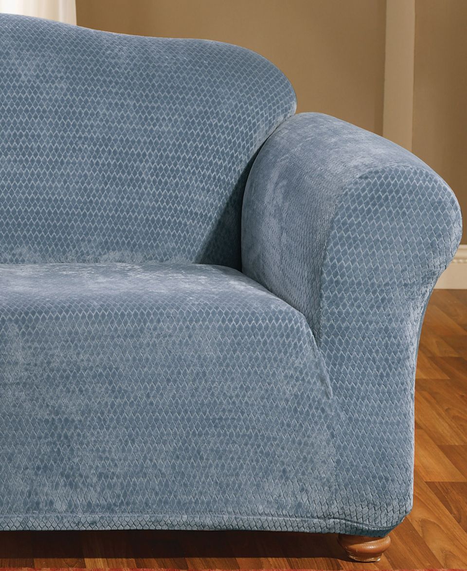 Sure Fit Slipcovers, Stretch Royal Diamond Furniture Covers