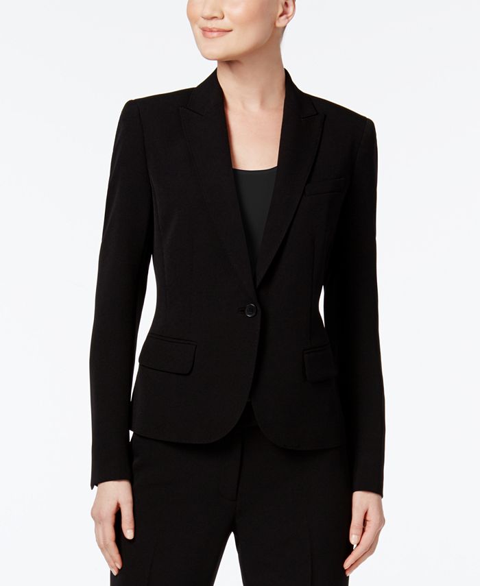 Anne Klein Executive Collection Single-Button Pantsuit, Created for ...
