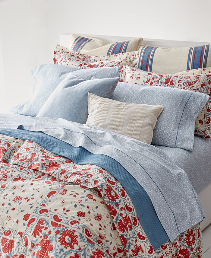 Lauren Ralph Lauren Kelsey Cotton Textured 3Pc. King Duvet Cover Set