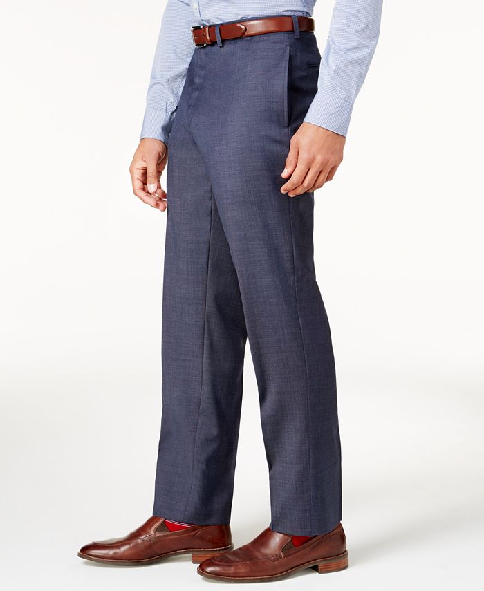 Lauren Ralph Lauren Men's Stretch Slim-Fit Navy Tic Suit & Reviews ...