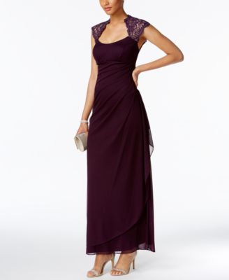 macys plum dress