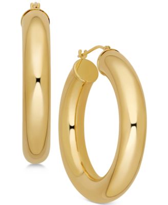 chunky gold hoops