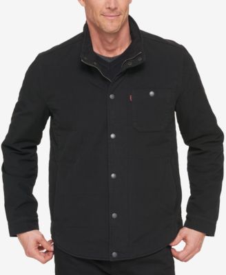 zippered shirt jacket