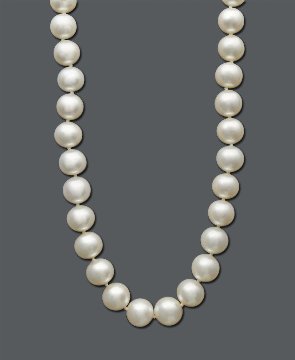 Belle de Mer Pearl Necklace, 18 14k Gold A+ Cultured Freshwater Pearl