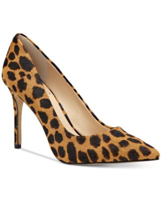 vince camuto leopard print booties