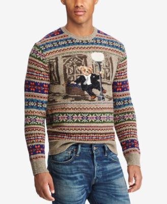 ralph lauren iconic bear sweater