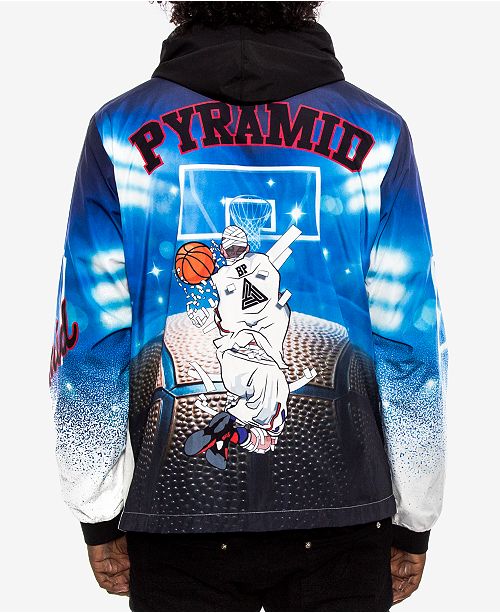 Black Pyramid Men S Zip Front Colorblocked Hoodie Reviews Hoodies Sweatshirts Men Macy S