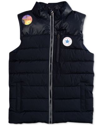 converse quilted vest