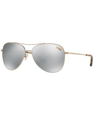 coach polarized aviator sunglasses