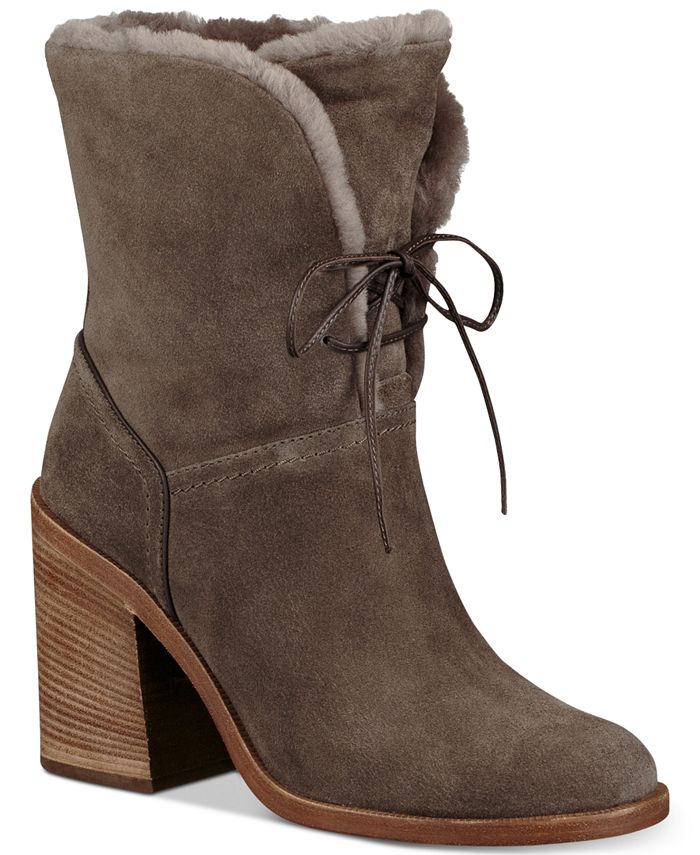 ugg block heel booties