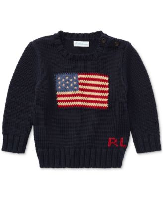 ralph lauren baby flag sweater