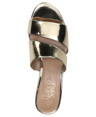 franco sarto slip on sandals