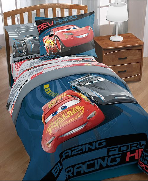 Disney Pixar Cars Editorial 5 Pc Twin Comforter Set Reviews Bed In A Bag Bed Bath Macy S
