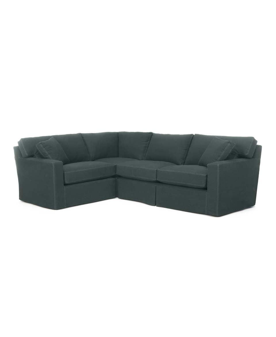 Piece (Chair, Corner Unit and Apartment Sofa) 112W X 87D X 37H