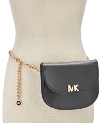 michael kors fanny pack with chain