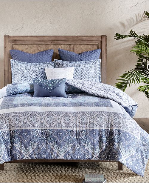 Urban Habitat Maggie Reversible 7 Pc Cotton Comforter Sets Reviews Bed In A Bag Bed Bath Macy S