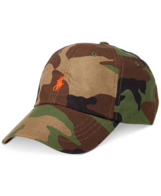 camouflage polo hat