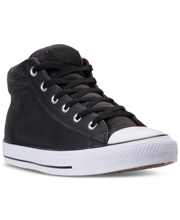Converse Men's Chuck Taylor All Star Street Mid Casual Sneakers from ...