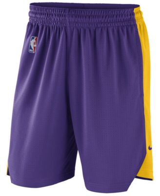 nike lakers practice shorts