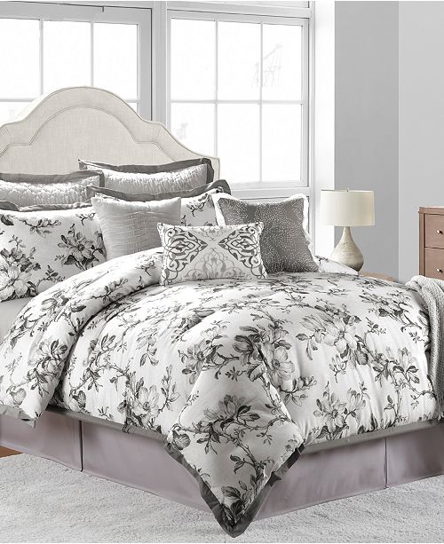 Sunham Closeout Hillcrest 10 Piece Comforter Sets Reviews Bed In A Bag Bed Bath Macy S