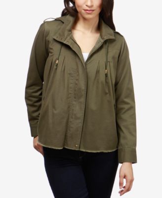 lucky brand hooded utility jacket